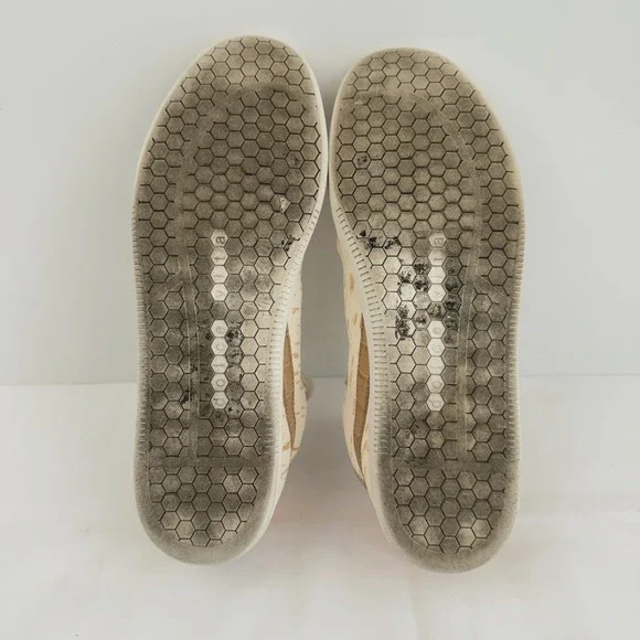 Dolce Vita Zina Court Womens Sneakers Size 8.5 Gold Metellic Lace Up Low Top - Picture 10 of 11